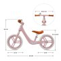 KINDERKRAFT Bicikl guralica fly plus powder pink - slika 3
