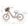 KINDERKRAFT Bicikl guralica rapid 2 bizzu beige - slika 2