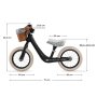 KINDERKRAFT Bicikl guralica rapid 2 bizuu black - slika 2