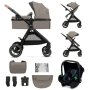 KINDERKRAFT Esme kolica za bebe 3U1 Sand beige - slika 3