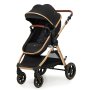 KINDERKRAFT Esme kolica 3U1 pure black - slika 2
