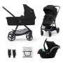 KINDERKRAFT KINDERKRAFT KOLICA 3U1 NEWLY MINK PRO CLASSIC BLACK - slika 3