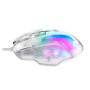 Havit MS1011SE USB RGB Gaming miš transparent beli - slika 4