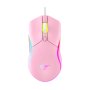 Havit MS1029 USB RGB Gaming miš roze - slika 1