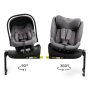KINDERKRAFT Set auto sedišta I-lite i-fix endura safe sa isofix bazom black grey - slika 2