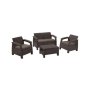 KETER Baštenska garnitura CORFU II braon CU 258952 OUTLET - slika 1