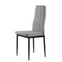 ModernHome Trpezarijske stolice set 4 kom Tami Light Gray - slika 4