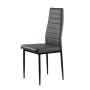 ModernHome Trpezarijske stolice set 4 kom Tami Dark Gray - slika 3