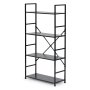 ModernHome Polica za knjige Loft 4 Black (CWJ6024112LG-B) - slika 3