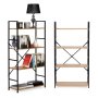 ModernHome Polica za knjige Loft 4 Wild Oak (CWJ6024112LG-WO) - slika 1