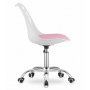 ModernHome Stolica Print White Pink - slika 4