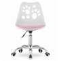 ModernHome Stolica Print White Pink - slika 1