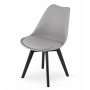 ModernHome Napoli set 4 stolice Gray Black - slika 2