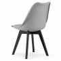 ModernHome Napoli set 4 stolice Gray Black - slika 4