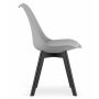 ModernHome Napoli set 4 stolice Gray Black - slika 5