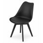 ModernHome Napoli set 4 stolice Double Black - slika 2