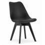 ModernHome Napoli set 4 stolice Double Black - slika 3
