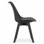 ModernHome Napoli set 4 stolice Double Black - slika 5