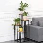 ModernHome Polica za cveće Light Walnut (PJJPS0011L) - slika 1