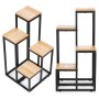 ModernHome Polica za cveće Light Walnut (PJJPS0011L) - slika 4