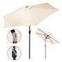 ModernHome Veliki ugaoni suncobran Beige - slika 1