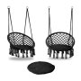 ModernHome Ljuljaška za terasu Modern 2 Black - slika 3