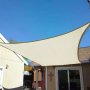 ModernHome Solarno baštensko jedro za hlad 3x3m Beige - slika 1