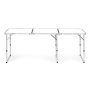 ModernHome Sklopivi sto za kampovanje - White, 180x60 cm - slika 2