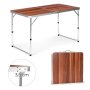 ModernHome Sklopivi sto za kampovanje - Wood 120x60 cm - slika 1
