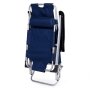 ModernHome Ležaljka za plažu 2u1 Dark Blue - slika 4