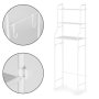 ModernHome Polica za kupatilo 3 nivoa Aluminium - slika 3
