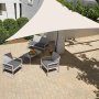 ModernHome Solarno trouglasto jedro 4x4x4m Beige - slika 1