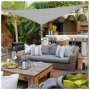 ModernHome Solarno trouglasto jedro 4x4x4m Gray - slika 4