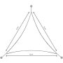 ModernHome Solarno trouglasto jedro 5x5x5m Beige - slika 5