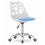 ModernHome Stolica Print White Blue - slika 1