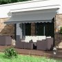 MultiGarden Tenda za terasu i balkon sa podešavanjem visine 3x1.2m Gray - slika 2