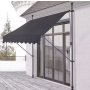 MultiGarden Tenda za terasu i balkon sa podešavanjem visine 2x1.2m Gray - slika 2