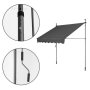 MultiGarden Tenda za terasu i balkon sa podešavanjem visine 2x1.2m Gray - slika 4