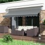 MultiGarden Tenda za terasu i balkon sa podešavanjem visine 2x1.2m Gray - slika 1