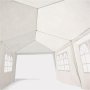 MultiGarden Baštenski šator, 3x6m, 6 strana, White - slika 5