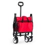 MultiGarden Sklopiva kolica za plažu 48x90cm Red - slika 5