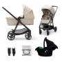 KINDERKRAFT Kolica za bebe NEWLY SET 3U1 SAND BEIGE - slika 4