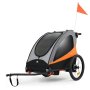 KINDERKRAFT Prikolica za bicikl kolica i sportska kolica 3U1 NAVA SUNNY - slika 5
