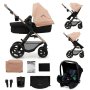 KINDERKRAFT Kolica za bebe set 3U1 MOOV 2 - slika 2