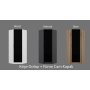 HANAH HOME Ormar Kale Glass Dark Grey Oak 210 - slika 1