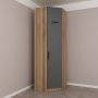 HANAH HOME Ormar Kale Anthracite Oak 2303 - slika 2