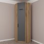 HANAH HOME Ormar Kale Anthracite Oak 2303 - slika 3
