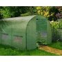 CHOMIK BAŠTENSKI PLASTENIK 3-SEGMENTNI 3 X 2 X 2 M ZELENI SA OPCIJOM DODATNE VENTILACIJE 3910 - slika 2