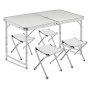 Bolzz Kamperski set sto + 4 stolice - slika 1