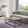 ModernHome Veliki braon sto za kafu - slika 3